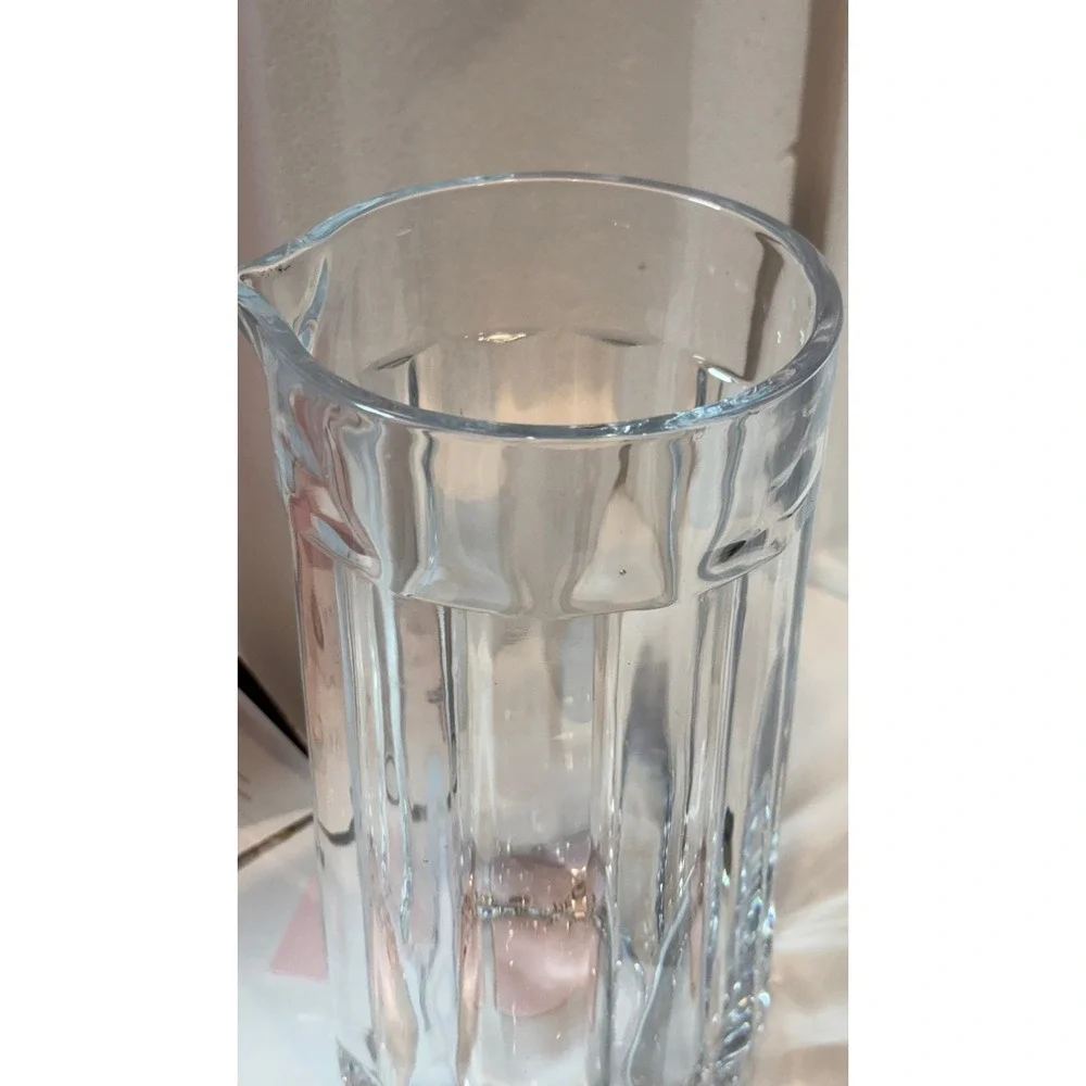 Kate Spade New York Glass cocktail Pitcher and Gold Stirring Spoon Set  Boxed